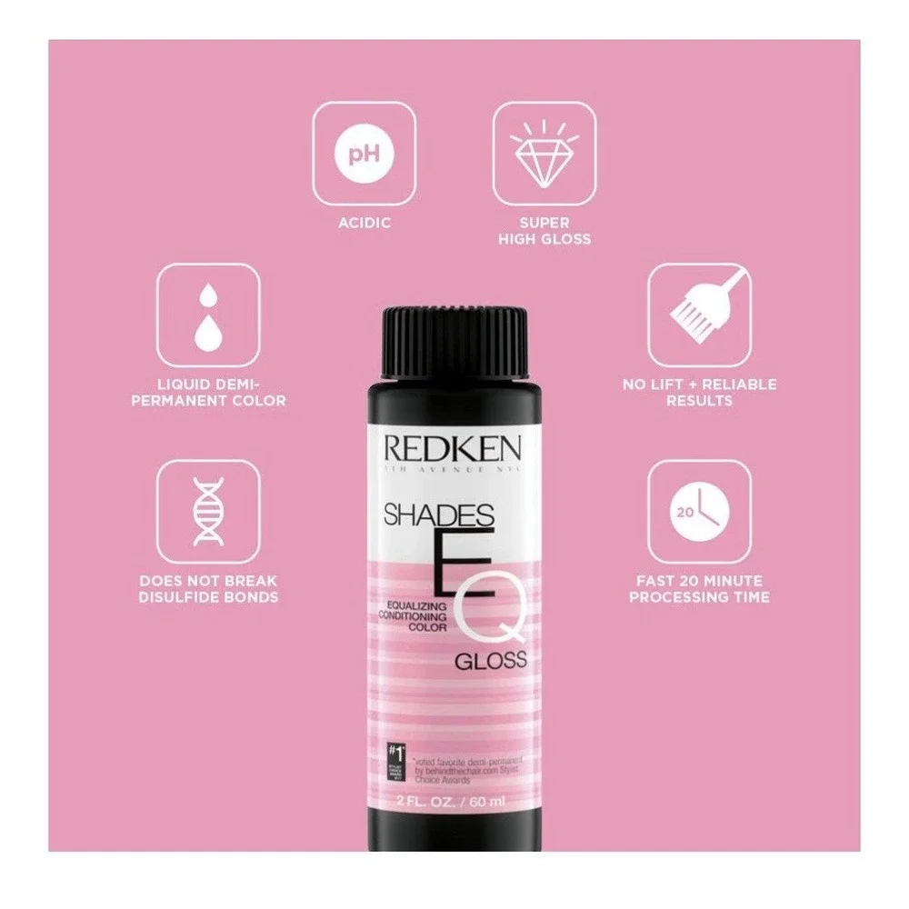 Redken Shades EQ Gloss Hair Color 09P Opal Glow 2oz New Professional Toner